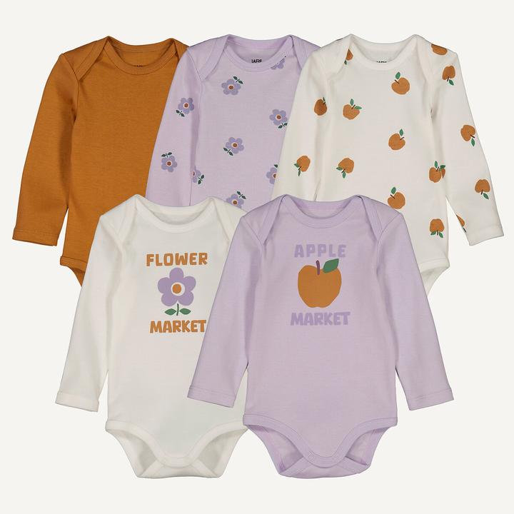Produktbild La Redoute Collections 5er-Pack Bodys mit langen Ärmeln (74)