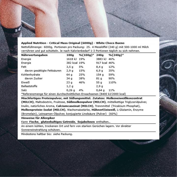 Produktbild Applied Nutririon Critical Mass Original (6000 g)
