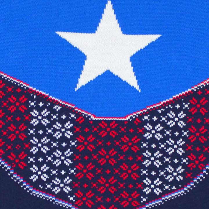Produktbild Captain America Sweatshirt weihnachtliches Design (XL)