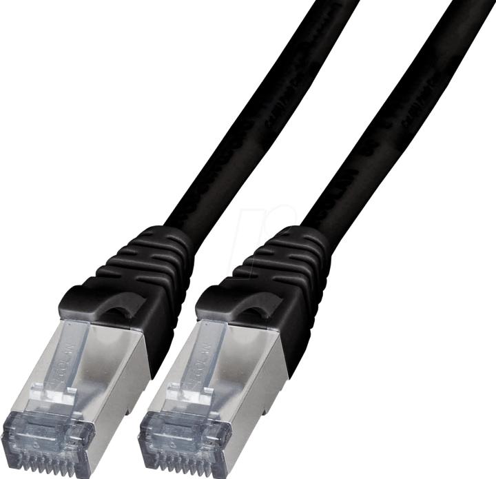 Produktbild Shiverpeaks S/CONN maximum connectivity Netzwerkkabel-Patchkabel, cat 6A, S/FTP, PIMF, schwarz, 15,0m (S/FTP, CAT6a, 15 m)