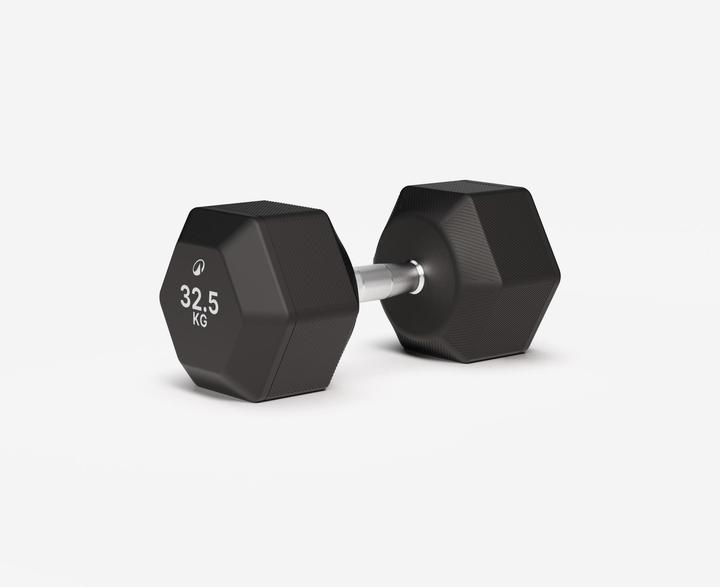 Corength Hantel Herren hexagonal 32,5 kg stahl einzeln