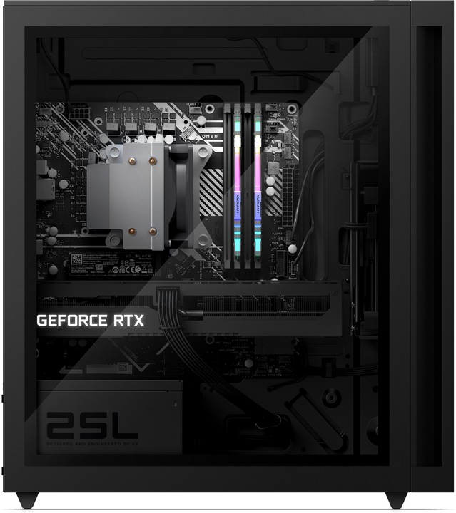 Actual product image Omen by HP 25L Gaming Desktop GT15-2055nd PC (Intel Core i7-14700F, 32 GB, 1000 GB, GeForce RTX 4070 Ti Super)