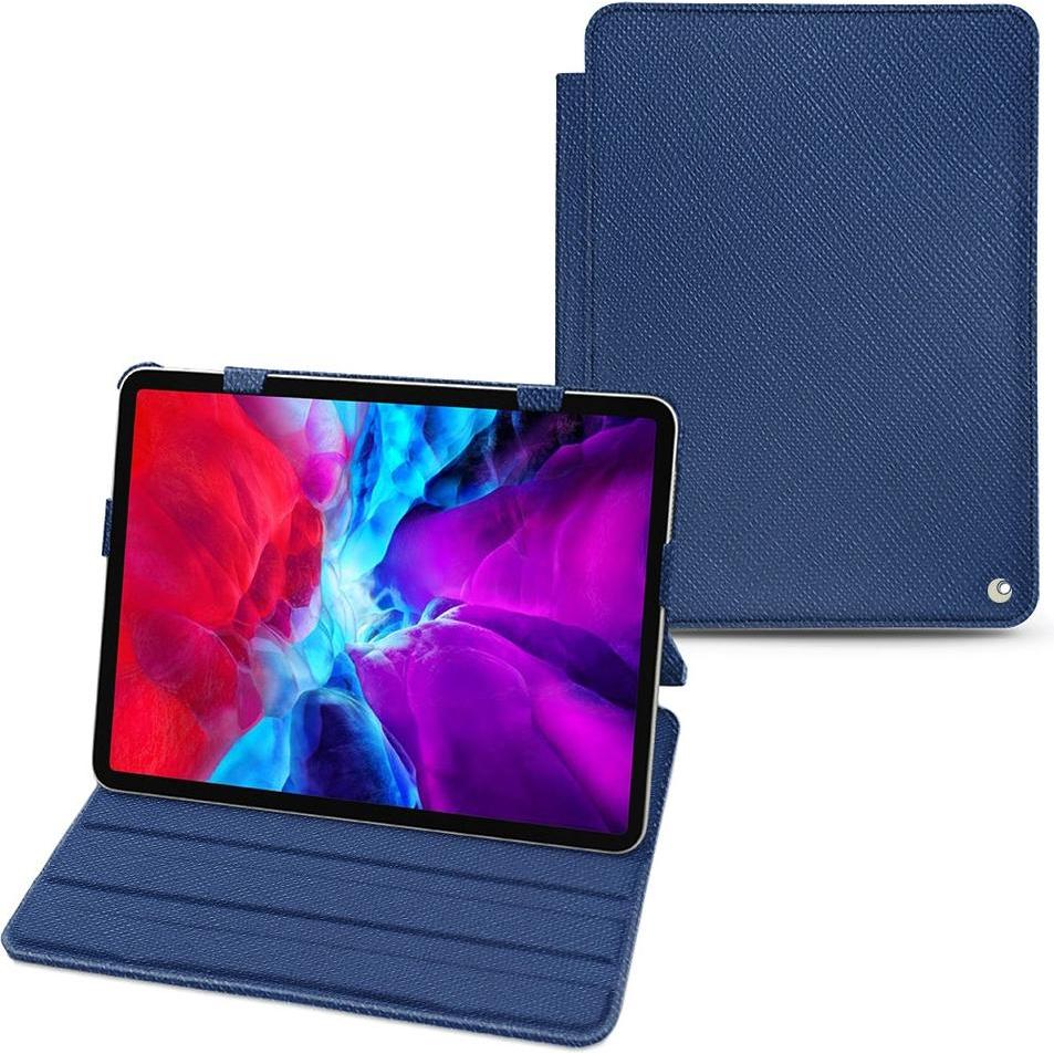 Noreve Lederschutzhülle horizontal (iPad Pro 11 2020 (2. Gen)), Tablet Hülle, Blau