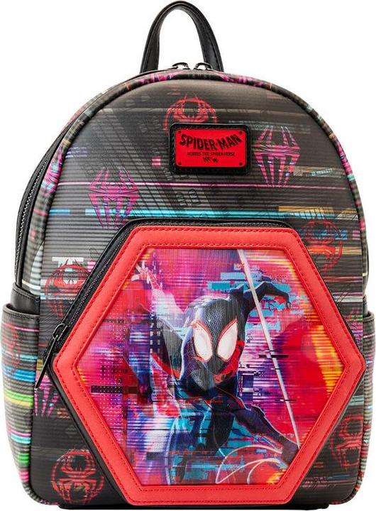Image du produit Loungefly : Marvel - Across the Spiderverse Mini Backpack lenticulaire