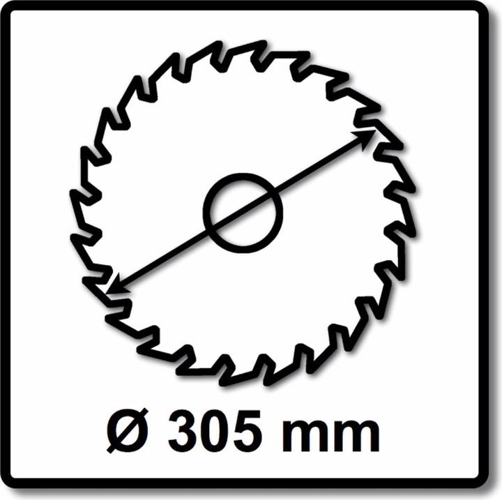 Actual product image Bosch Professional Zubehör Circular saw blade Expert for Aluminium for cordless saws,305 x 2.4/1.8 x 30, 96 teeth