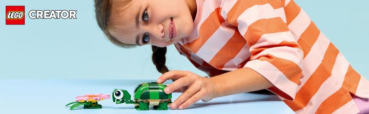 Image du produit LEGO Schildkröte mit Seerose (31377, LEGO Creator 3-in-1)
