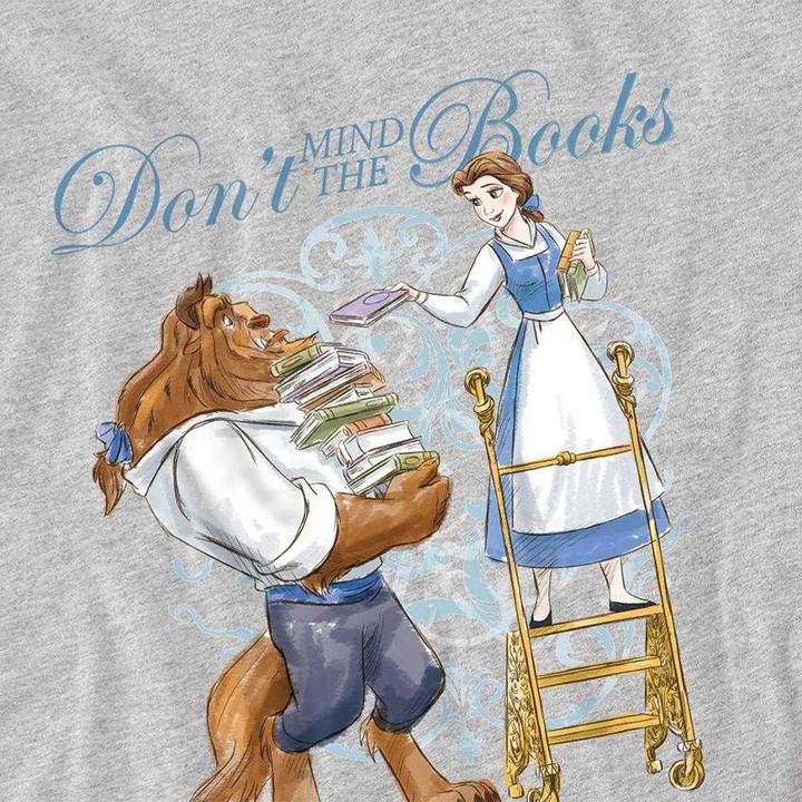 Produktbild Beauty And The Beast Don't Mind the Books Sweatshirt (128)