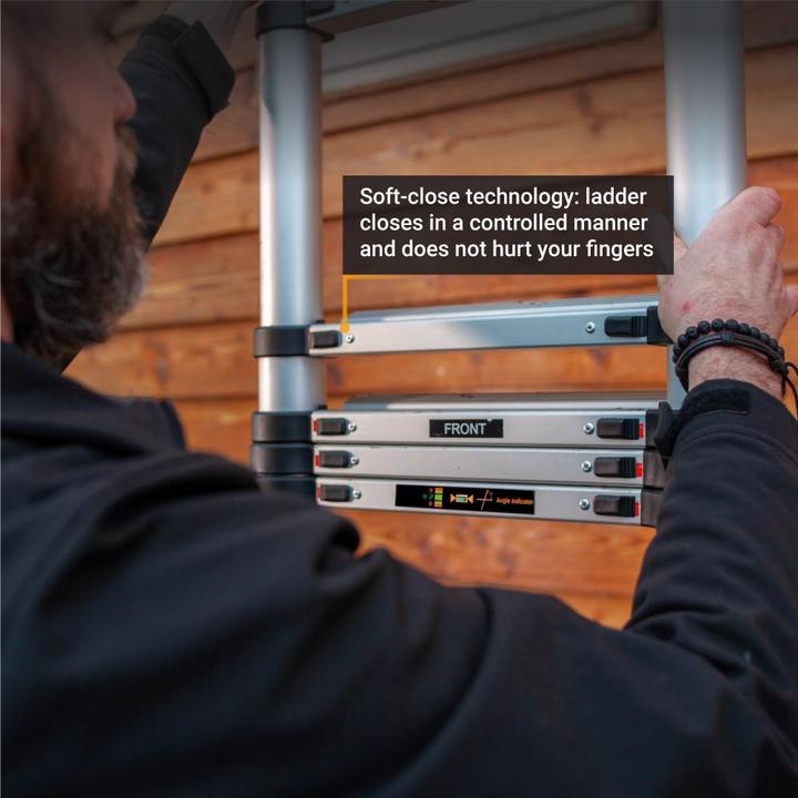 Actual product image Batavia Professional Telescopic Ladder 3.27m (Telescopic ladder, 327 cm)