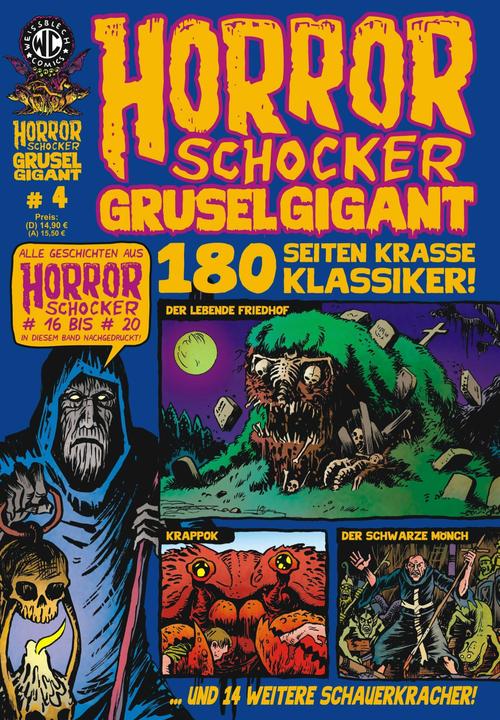 Produktbild HORRORSCHOCKER Grusel Gigant 4 (Deutsch, Jörg Pape, Klaus Scherwinski, Kolja S., Levin Kurio, Michael Vogt, Rainer F. Engel, Roman Turowski, Simon Eckert, Steffi Schütze, Till Felix, Till Lenecke, Yann Krehl, 2018)