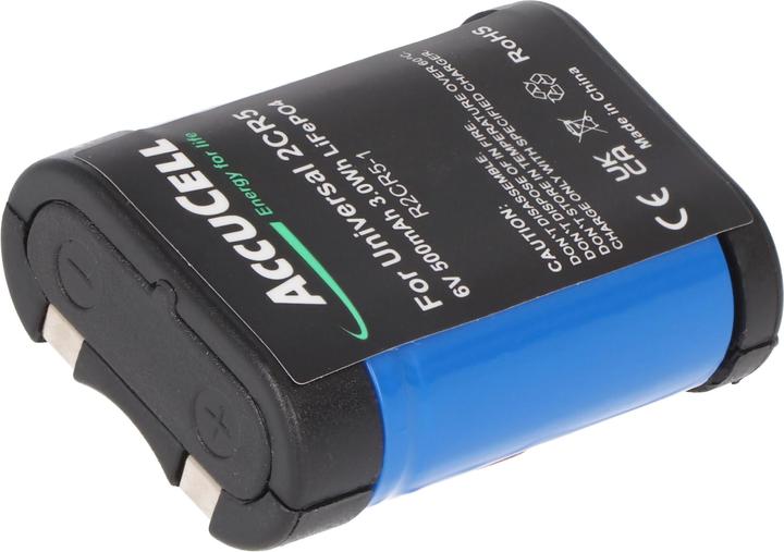 Produktbild AccuCell Akku 2CR5, Typ 2-CR5, 2CR5M (Kamera Akku)