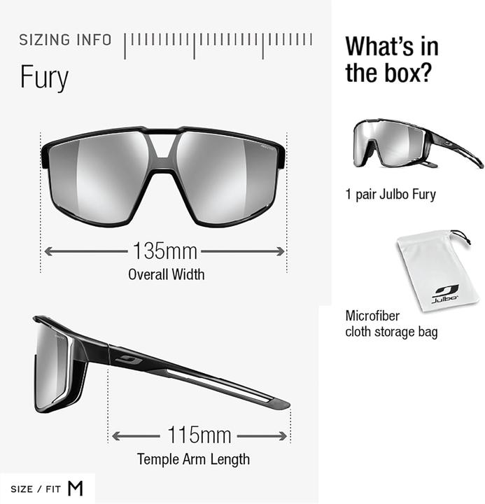 Immagine prodotto Julbo Furia Spectron 3 (Verde, Blu scuro, Verde, Red)