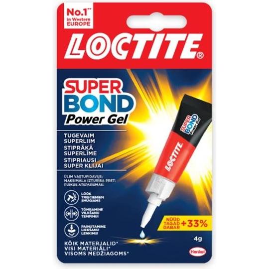 Loctite, Colla, Gel Super Bond Power 4g (4 g)