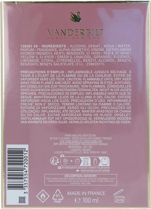 Immagine prodotto Gloria Vanderbilt Vanderbilt (Eau de toilette, 100 ml)