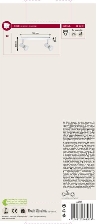 Produktbild Paulmann Spotlight Teja (GU10)