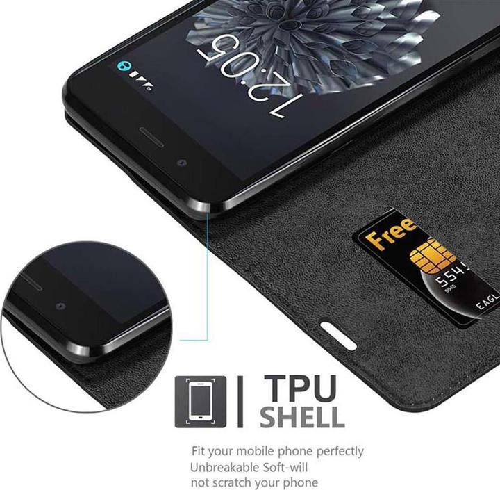 Produktbild Cadorabo Book Invisible Magnet Cover (BQ Aquaris X5 Plus)