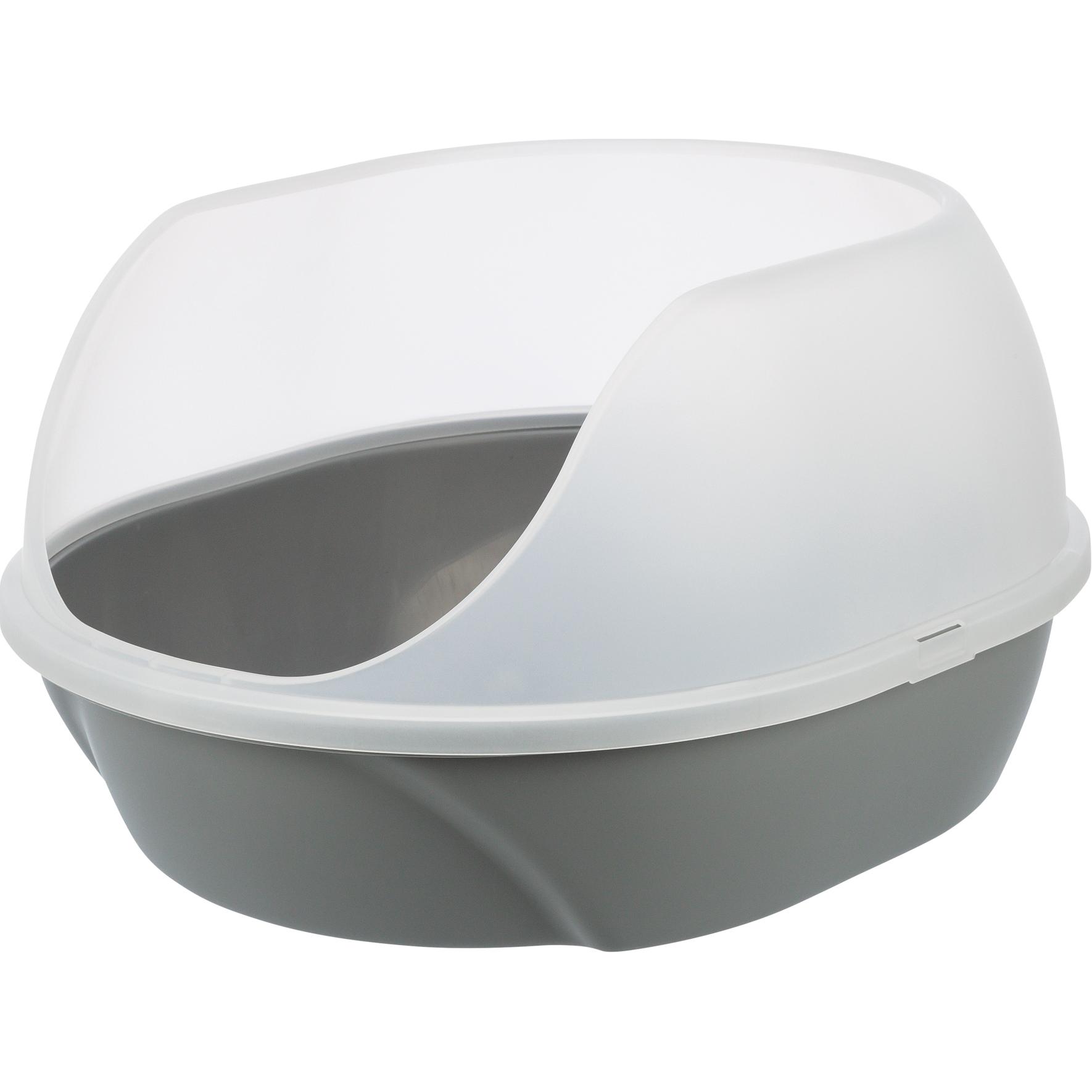 Meilleurs prix pour Bac A Litiere Trixie Simao - Haut Rebord - 48 × 30 × 58 Cm - Gris