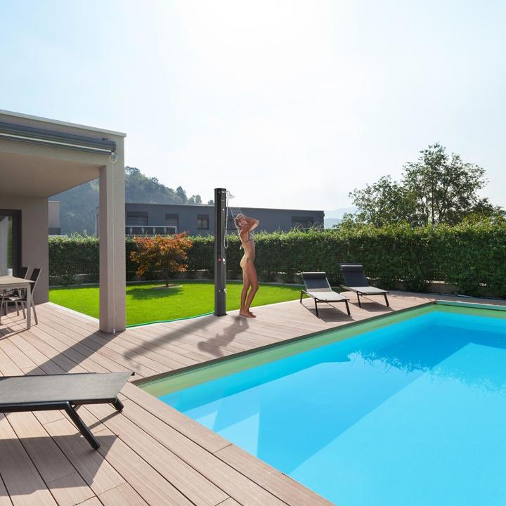 Actual product image Arebos Solar shower