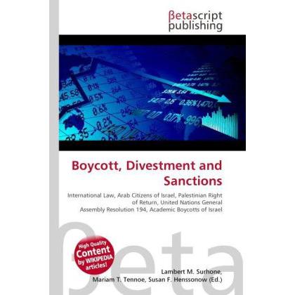 Boycott, Divestment and Sanctions, Fachbücher