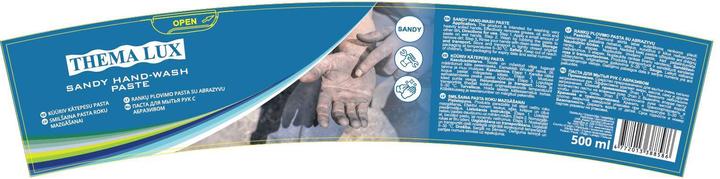 Actual product image Thema_lux Sandy Hand Wash Paste 500g (Hand washing paste, 500 ml)