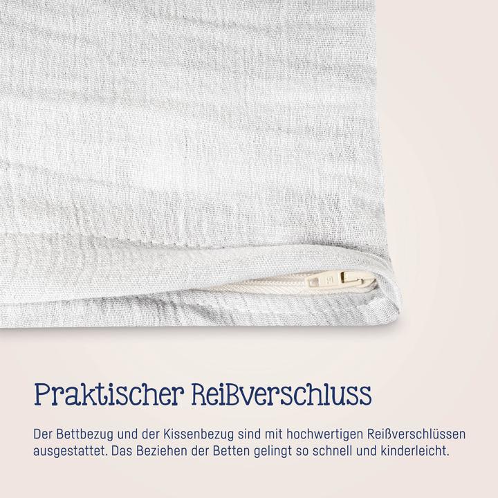 Image du produit Julius Zöllner Mousseline, linge de lit, Ivory