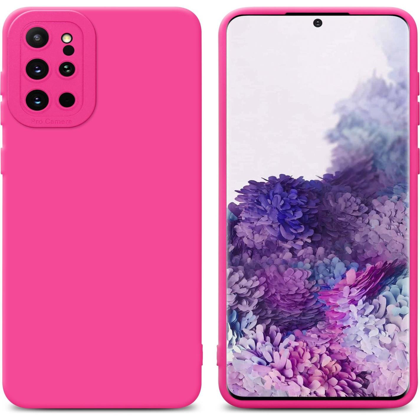 Cadorabo Hülle für Samsung Galaxy S20 PLUS im TPU Fluid LM162 Style (Samsung Galaxy S20+), Smartphone Hülle, Pink