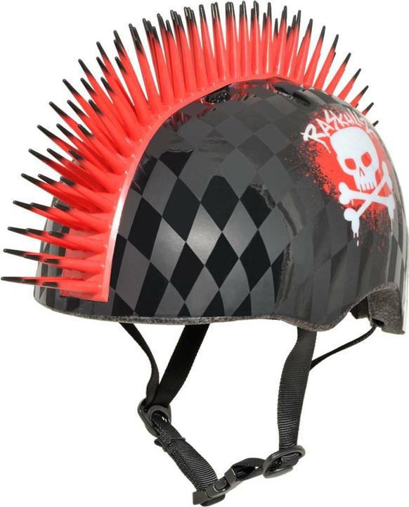 Produktbild C-Preme Unisex Jugend x Fahrradhelme, Totenkopf Hawk rot, S (50cm-54cm) (50 - 54 cm)