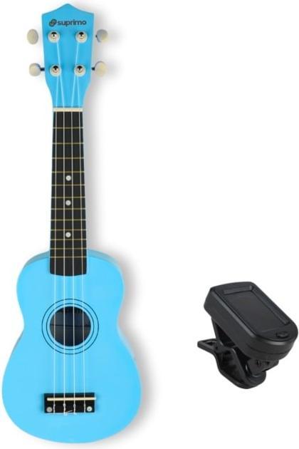 Actual product image Suprimo UK21 SET LB - Ukulele sopranowe 21 niebieskie (Soprano, Soprano)