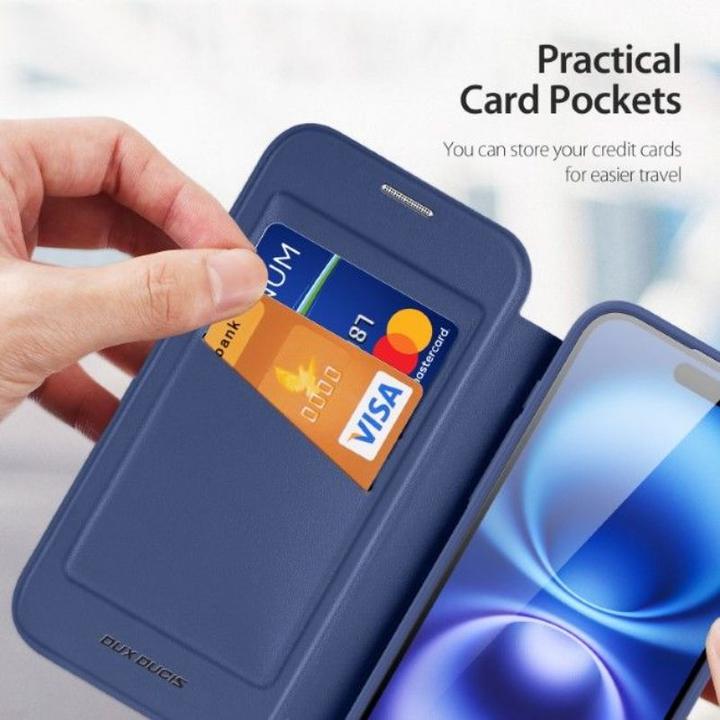 Produktbild Dux Ducis Skin X Pro 360° Ring Stand Series Lederhülle (Apple iPhone 17)