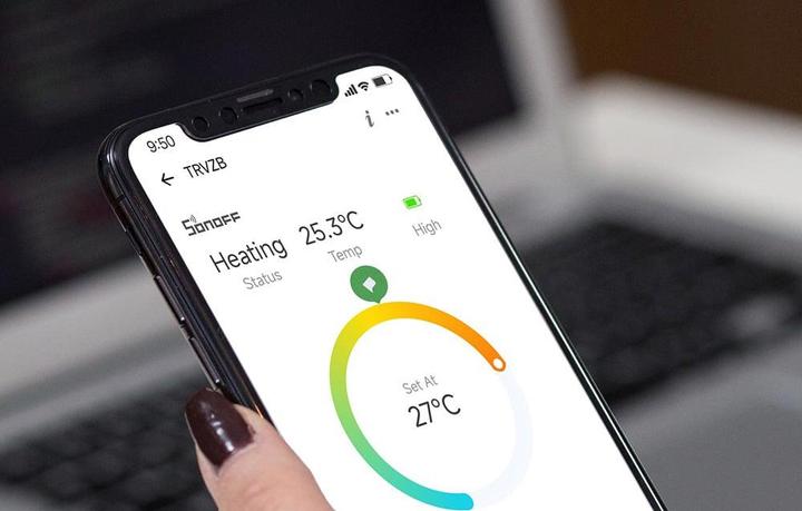 Actual product image Sonoff Smart thermostat radiator Zigbee