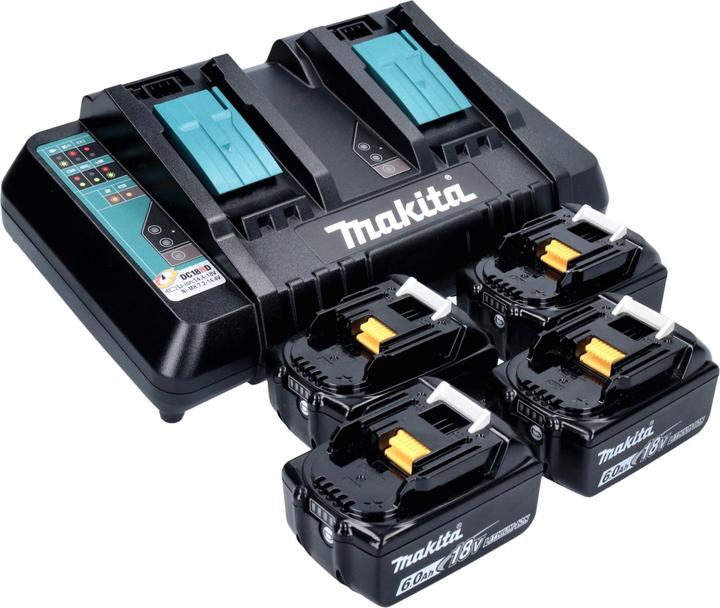 Actual product image Makita DHW 080 PG4K Akku Hochdruckreiniger 36 V ( 2x 18 V ) 80 bar 380 l/h Brushless + 4x Akku 6,0 (Rechargeable battery operated)
