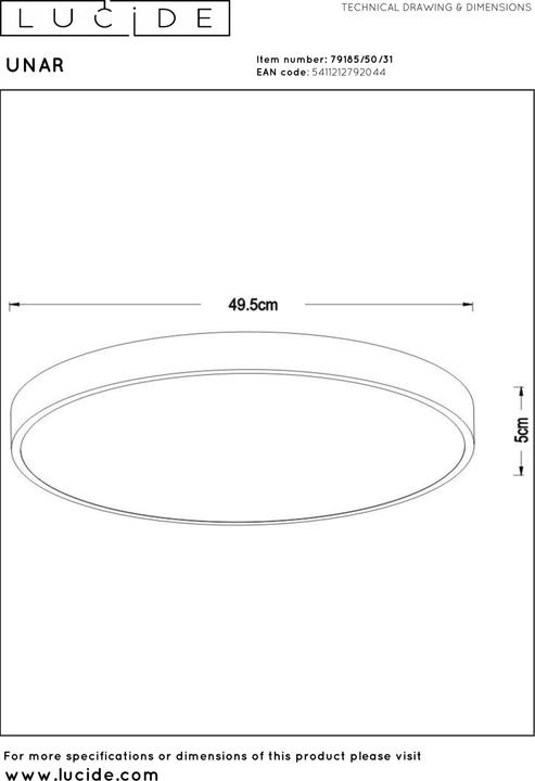 Image du produit Lucide Unar (2350 lm)