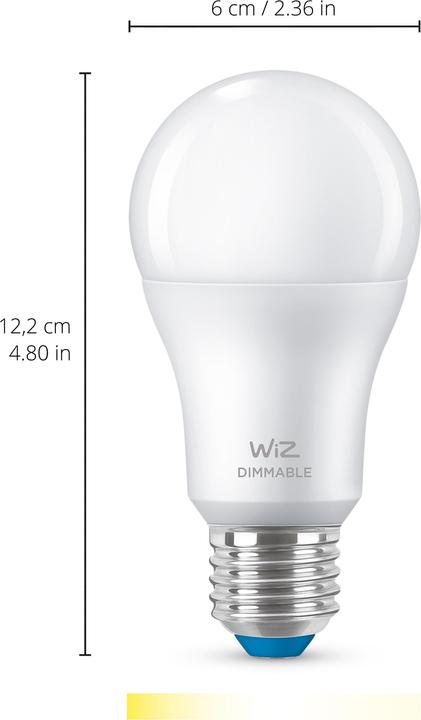 Produktbild WiZ Warm White (E27, 806 lm, 2 x)