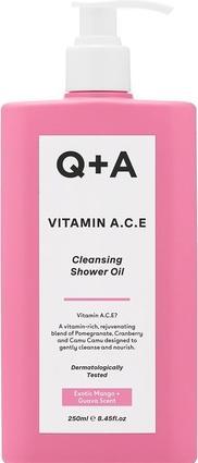 Q+A Vitamin A.C.E Cleansing Shower Oil (250 ml)
