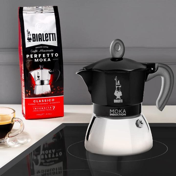 Image du produit Bialetti New Moka Induction, Noir 6 tasses (6 Tasses)