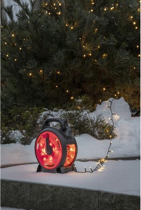 Produktbild Konstsmide LED-Lichterkette mit Kabelaufroller 600 Lampen (51.93 m)