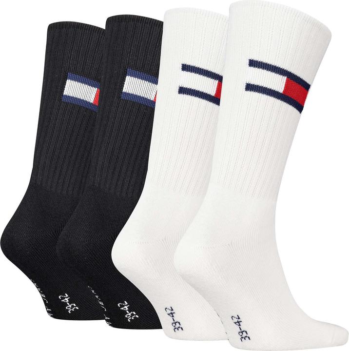 Tommy Hilfiger Sock 4P Flag ECOM (paquet de 4, 43 - 46)