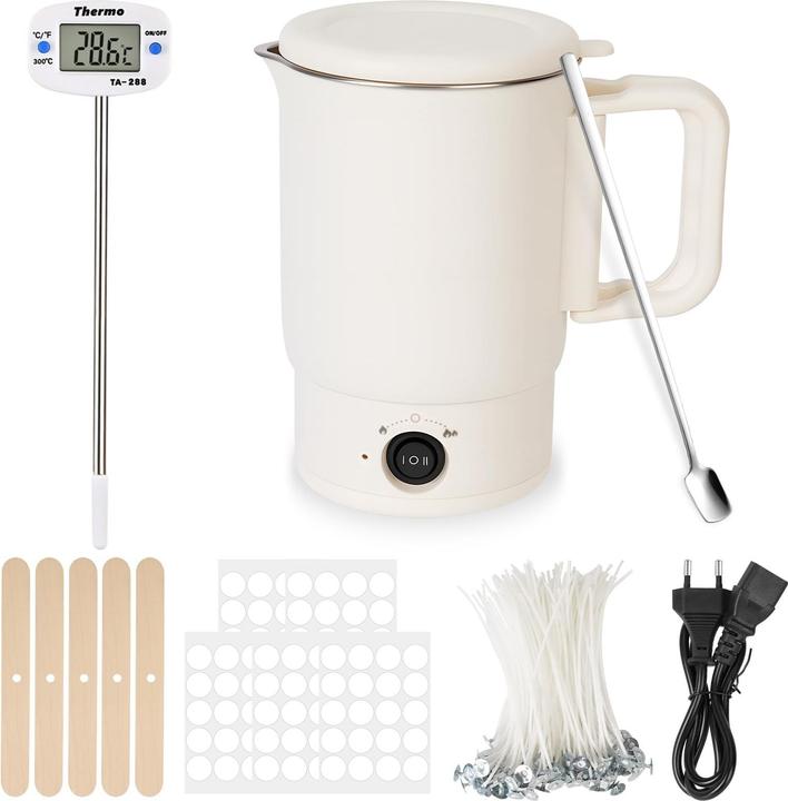 Wachsschmelzer-Set für Kerzenherstellung