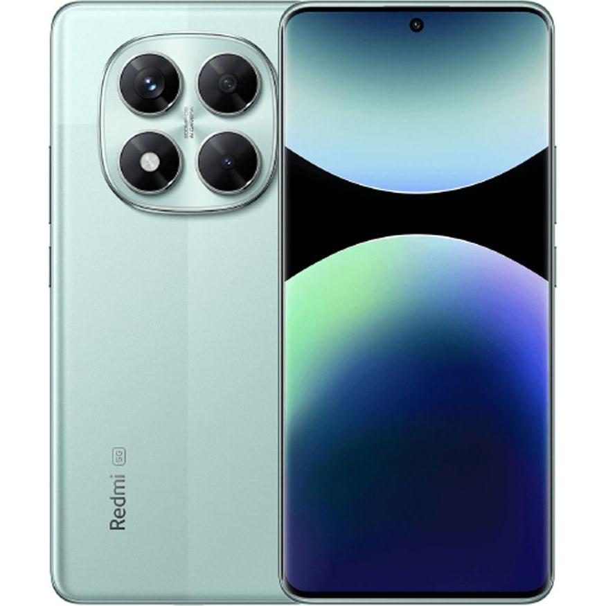 Xiaomi Redmi Note 14 Pro 5G (512 GB, Coral Green, 6.67", Dual SIM, 5G), Smartphone, Grün