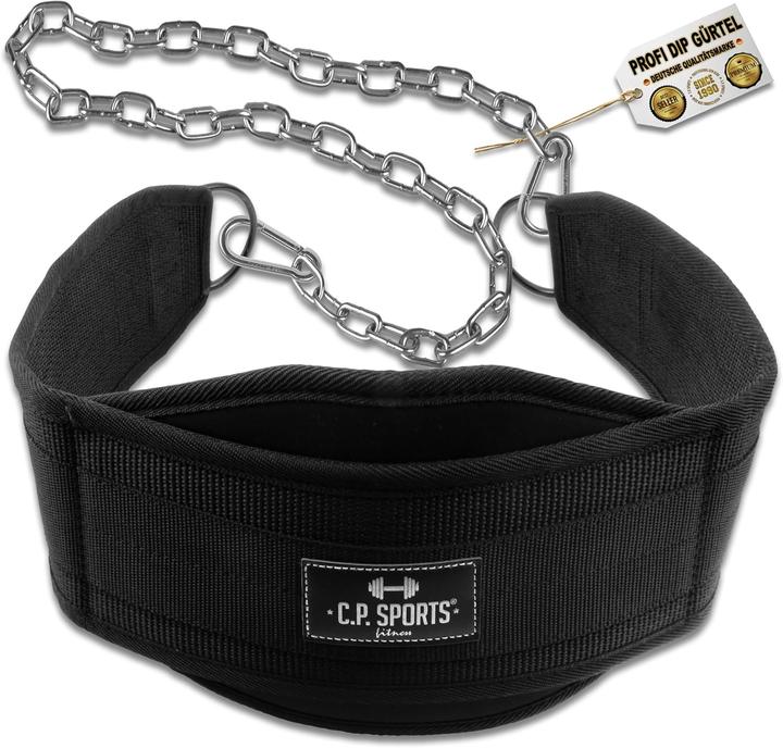 Actual product image C.P. Sports Dipgürtel für Klimmzüge und Krafttraining (bis 250 kg)