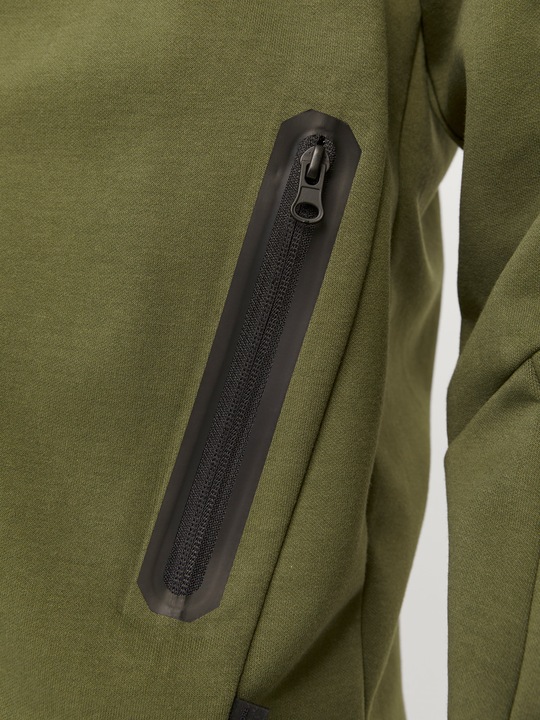 Actual product image Jack & Jones Single-coloured hooded sweatshirt Hooded sweatshirt with zip (XS)