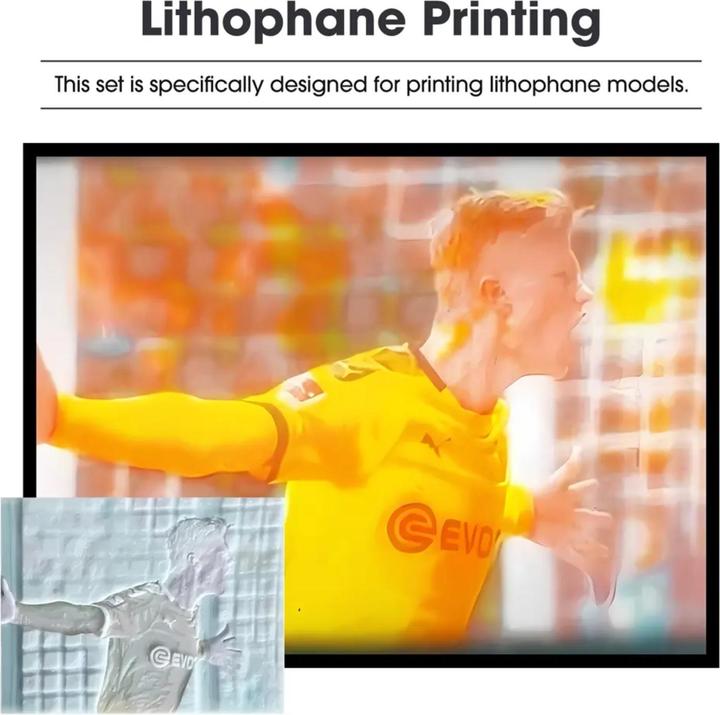 Actual product image eSUN PLA+ Gelb CMYK Filament Hueforge 1.75mm 1Kg (PLA+, 1.75 mm, 1000 g, Yellow)