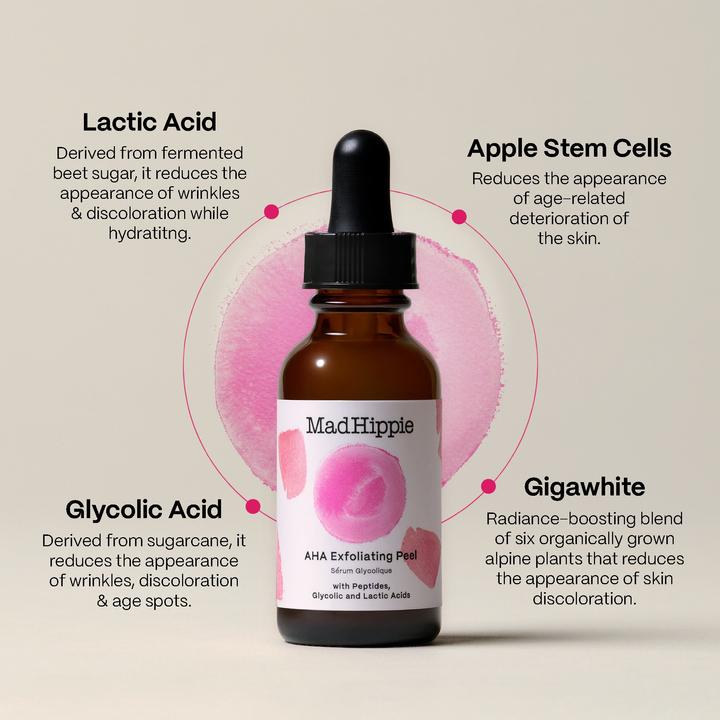 Actual product image MadHippie AHA Exfoliating Peel (Cleansing scrub, 30 ml)