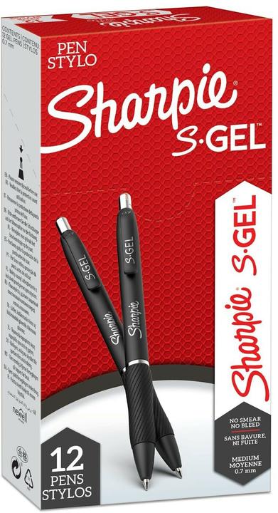 Produktbild Sharpie Gelschreiber (Black, 12x)