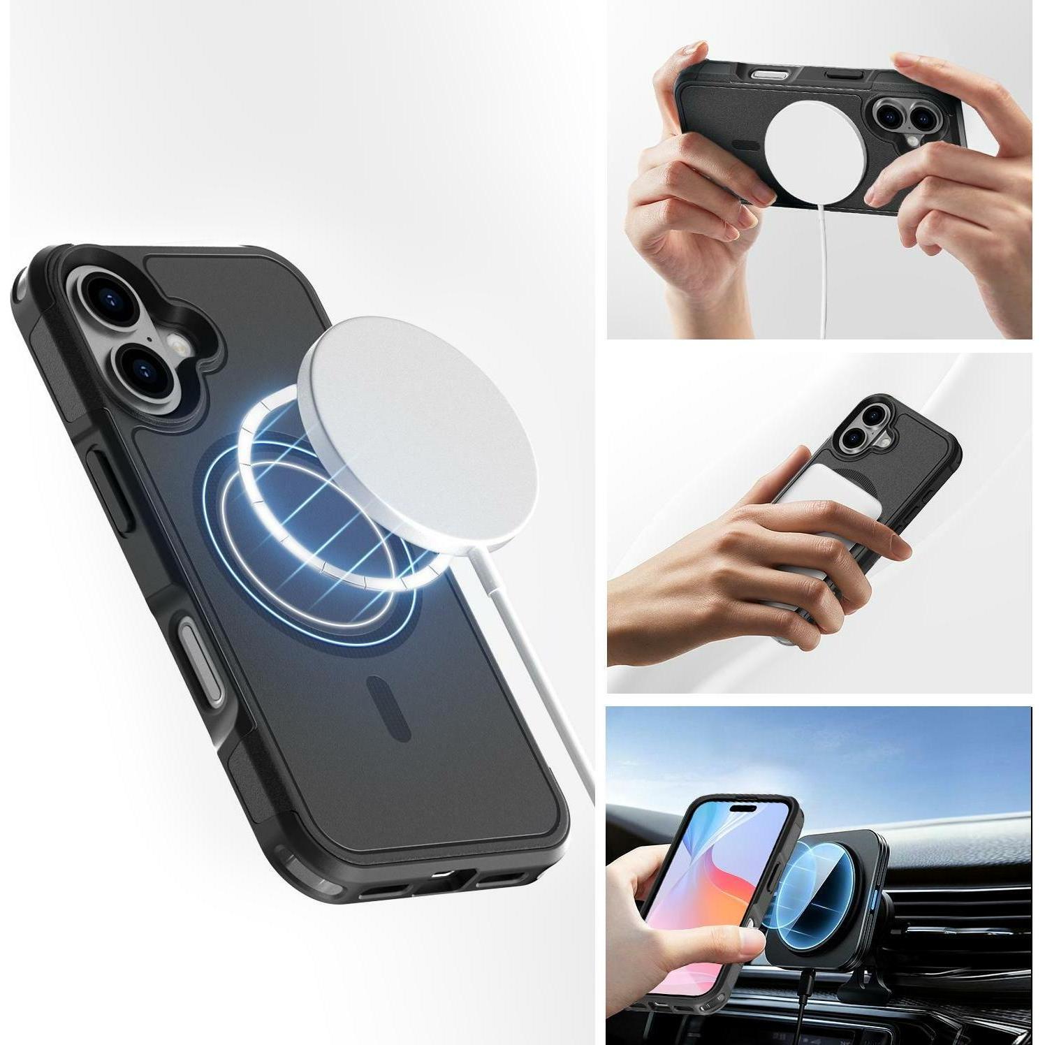 Thumbnail - 4smarts Defend Case (Apple iPhone 16), Smartphone Hülle, Schwarz