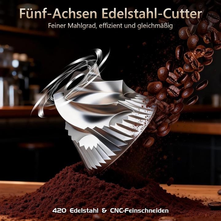 Produktbild Ruycllo Manuelle Kaffeemühle mit 30 Mahlstufen