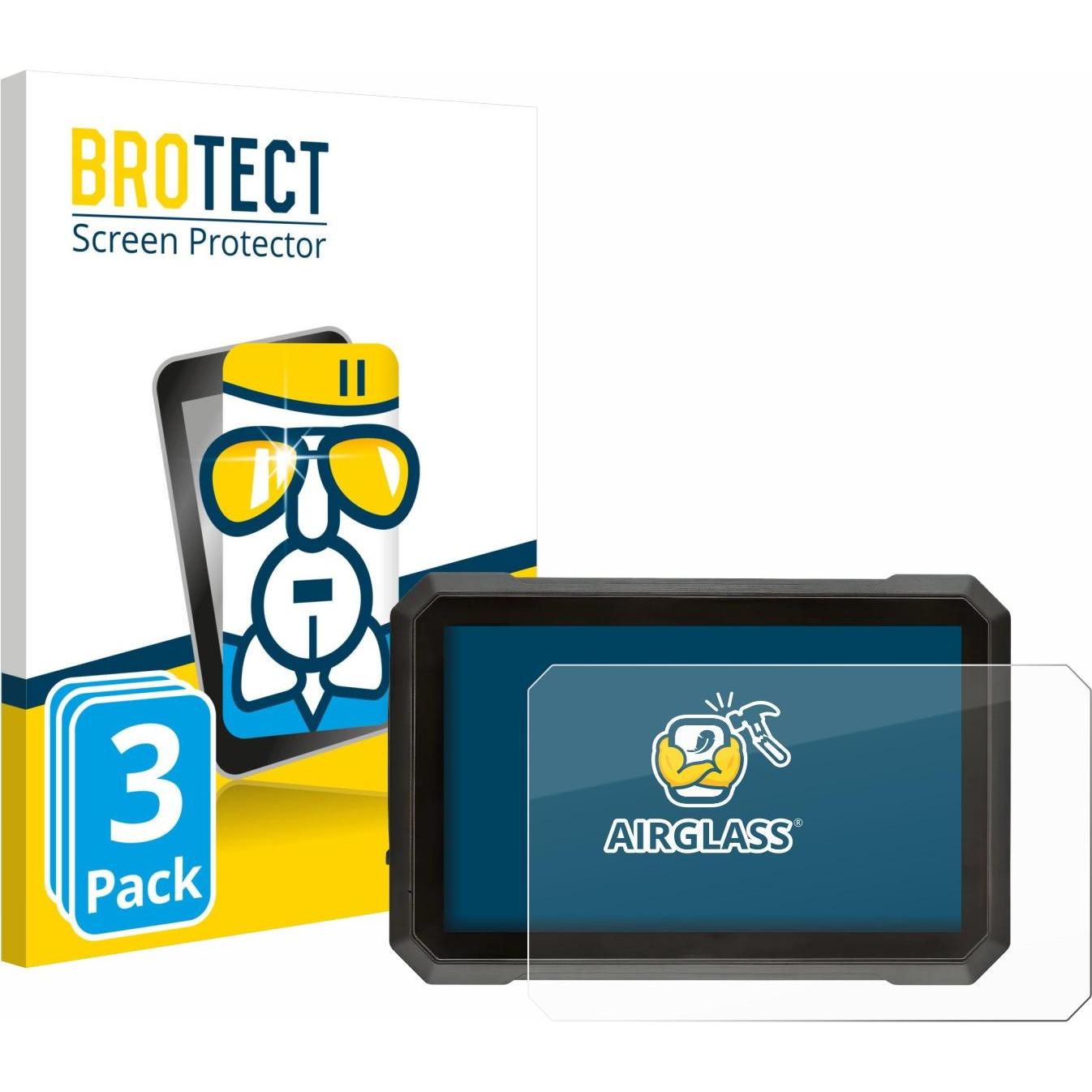 BROTECT, Fahrzeug Navigation Zubehör, Schutzglas Schutzfolie Displayschutz Display Schutz Glas Folie klar