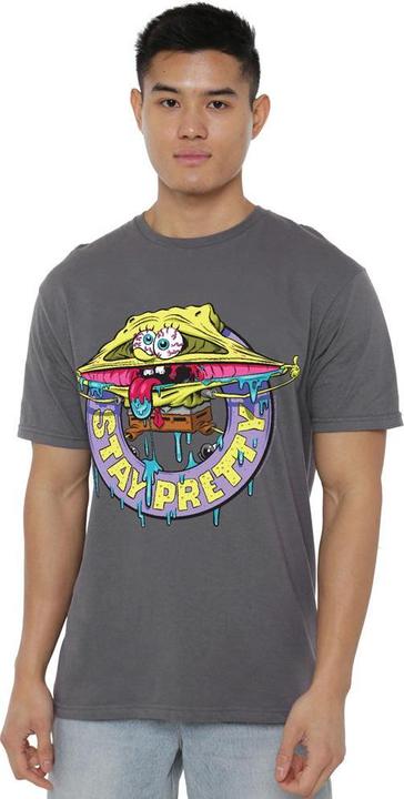Immagine prodotto Spongebob Squarepants Stay Pretty Maglietta Uomo (XXL)