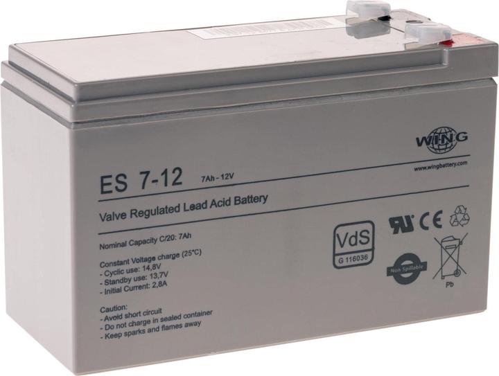Immagine prodotto Wing Batteria di ricambio al piombo UPS 12V/7Ah