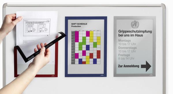 Productafbeelding Durable 498823 - A4 - Zilver - Mat - Staand / Liggend - 236 mm - 323 mm