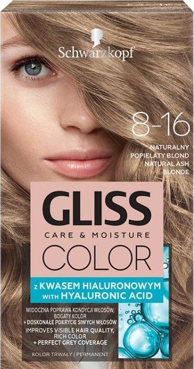 Produktbild Schwarzkopf Gliss Color (8-16 Natural Ash Blond)